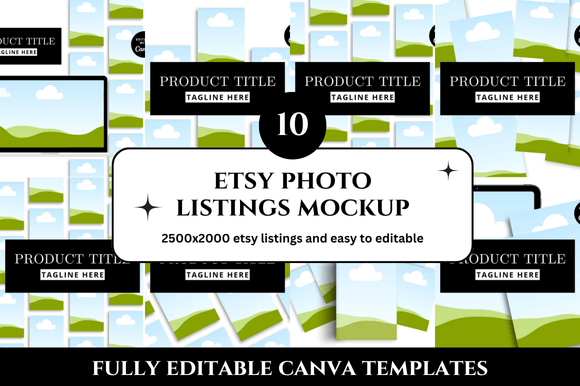 10 Etsy Photo Listings Mockup: Your Design Shortcut