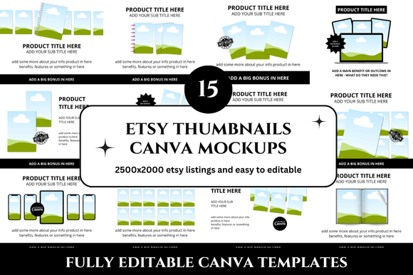 15 Etsy Thumbnails Mockup: Streamline Your Shop Design