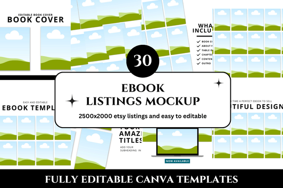 30 Ebook Etsy Listings Mockup: A Strategic Approach to Digital Product Presentation