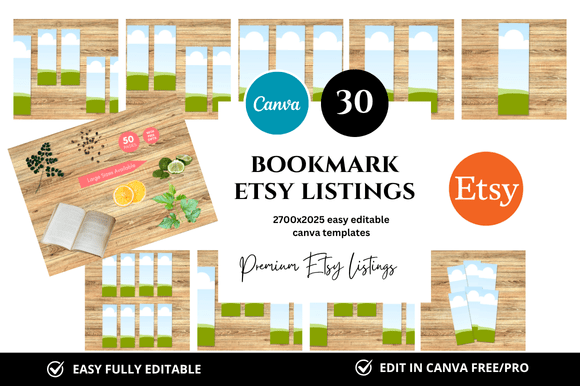 30 Premium Etsy Listings Mockup for Sellers