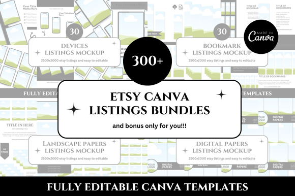 Bonus Etsy Listings Mockup Bundle