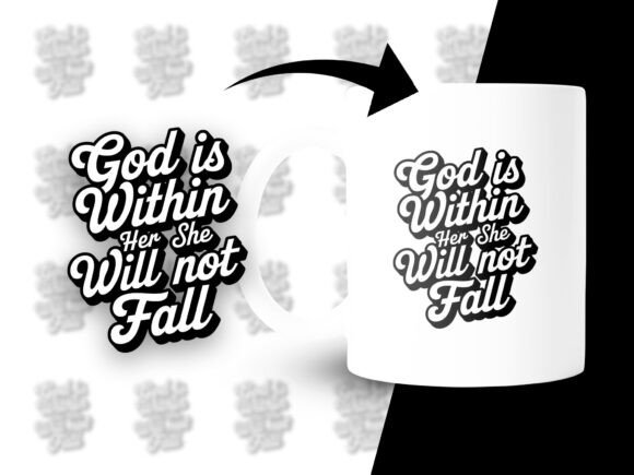 God Is Within Her Bible PNG Design: A Versatile and Inspirational Digital Asset
