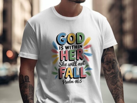 God is Within Her Bible Verse PNG: A Versatile and Inspirational Design for Every Project