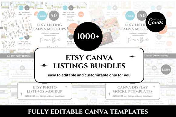 The Complete Guide to the 1.245 Etsy Canva Mockup Bundle for Digital Sellers