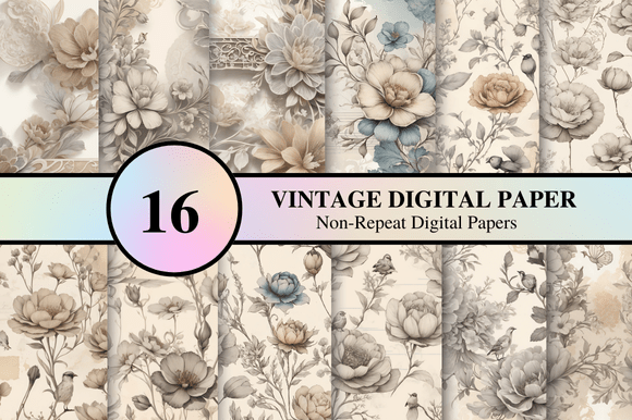 Vintage Digital Paper: A Unique Resource for Creative Projects