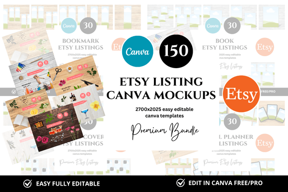 Why the 150 Premium Etsy Listings Mockup Bundle Is Reshaping How Digital Sellers Present Their Work