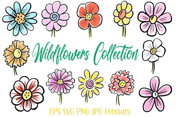 Wildflowers Flower Illustration Floral: A Versatile Resource for Digital Creators